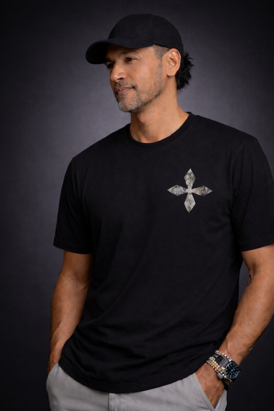 THE SMALL B&W TILE [TSH6BL]